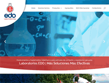 Tablet Screenshot of laboratoriosedo.com